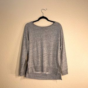 Gray scoop neck sweatshirt by GAP size: S
